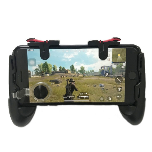 

4 in 1 D9 Eats Chicken to Assist the Jedi Survival Stimulation Battlefield Mobile Handle Grip Gamepads, For iPhone, Galaxy, Sony, HTC, LG, Huawei, Xiaomi, Tablet Pad Button and other Smartphones