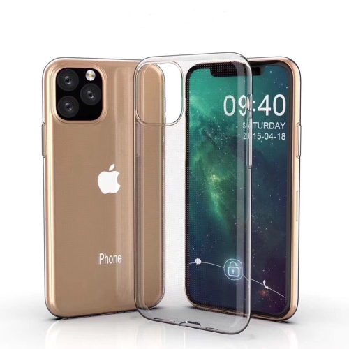 

0.75mm Ultra-thin Shockproof TPU Protective Case for iPhone 11 Pro(Transparent)