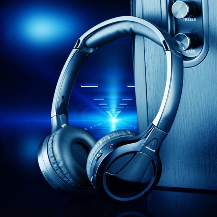 

LPT03 Headset Wireless Infrared Dual/Single Channel Earphone (Black)