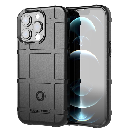 

Rugged Shield Full Coverage Shockproof TPU Case for iPhone 13 Pro(Black)