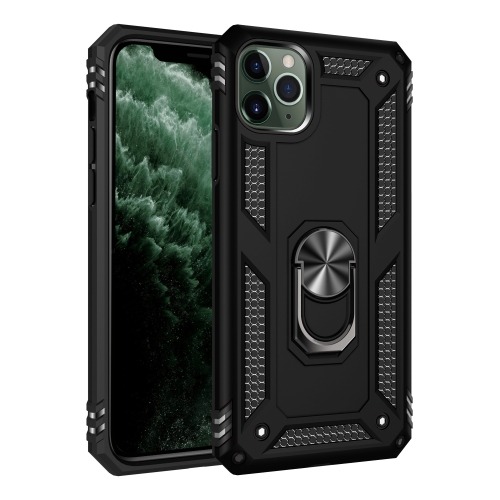 

Armor Shockproof TPU + PC Protective Case for iPhone 11, with 360 Degree Rotation Holder (Black)