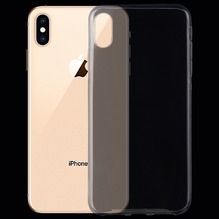 

For iPhone XS Max TPU Ultra-thin Transparent Case(Transparent)