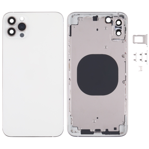 

Back Housing Cover with Appearance Imitation of iP13 Pro Max for iPhone XS Max(White)