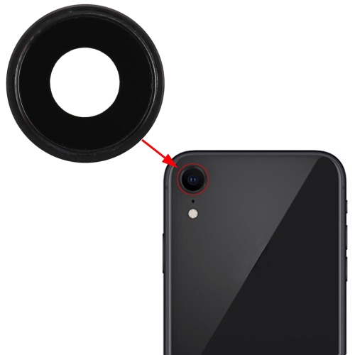 Back Camera Bezel with Lens Cover for iPhone XR(Black) apexel 10 in 1 phone camera lens kit