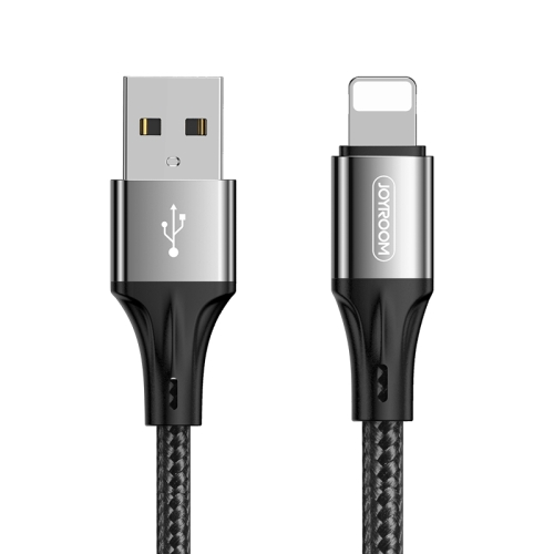 

JOYROOM S-1530N1 N1 Series 1.5m 3A USB to 8 Pin Data Sync Charge Cable for iPhone, iPad (Black)