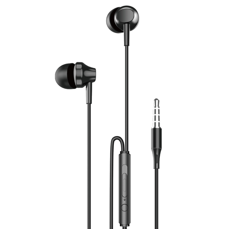 

ROCK ES01 Exquisite Design In ear Wired Stereo Earphone (Black)
