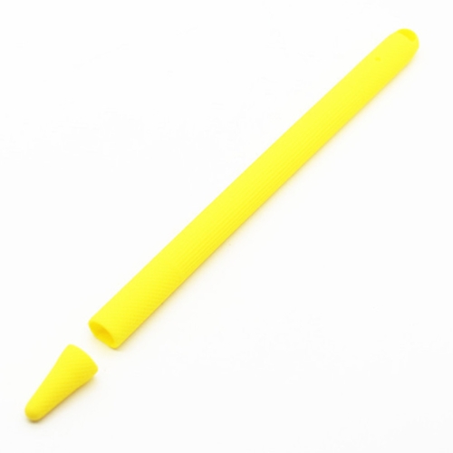 

Stylus Pen Silica Gel Shockproof Protective Case for Apple Pencil 2 (Yellow)