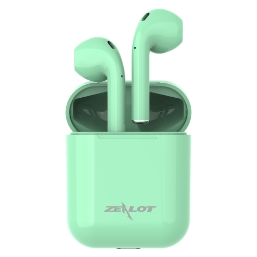 

ZEALOT H20 TWS Bluetooth 5.0 Touch Wireless Bluetooth Earphone with Magnetic Charging Box, Support Stereo Call & Display Power in Real Time (Green)