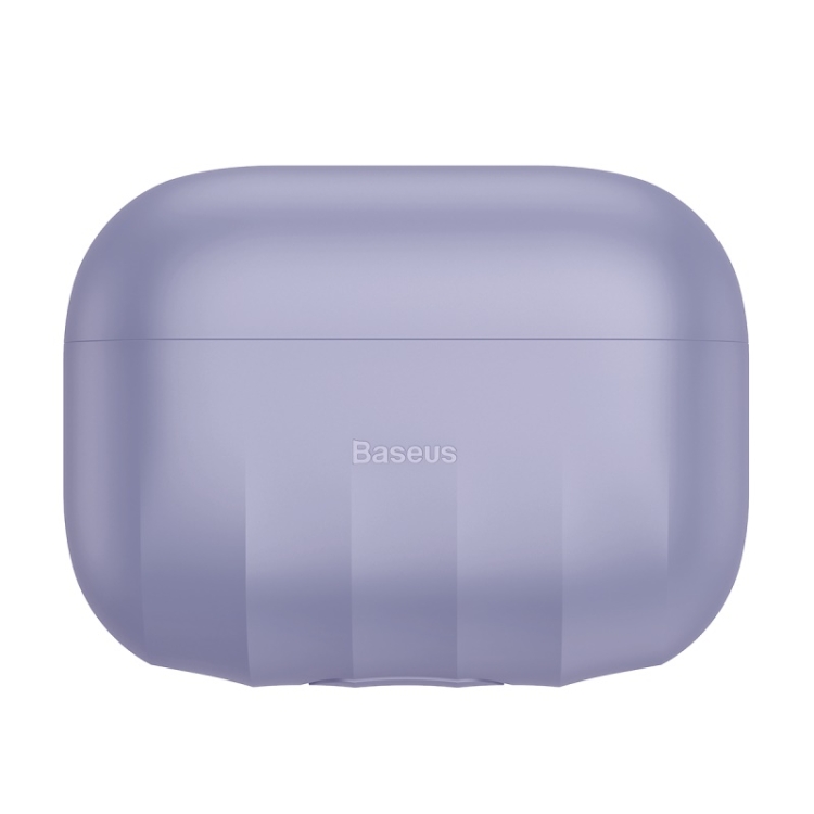 Baseus Shell Pattern Silica Gel Case for AirPods Pro(Purple)