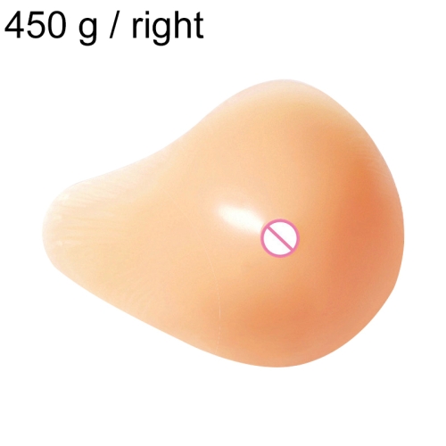 New Transparent Drop Shape Silicone Breast Form 500g Sexy Fake