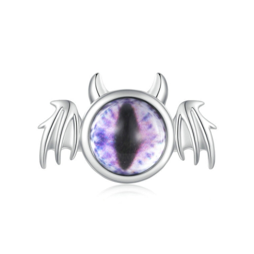 

SCC2531 Sterling Silver S925 Fantasy Magic Little Devil Pendant Accessories DIY Bracelet Beads