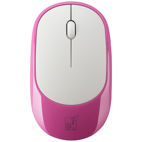 

ZGB 360 2.4G Computer Laptop Wireless Chargeable Mini Mouse 1000dpi(Pink)