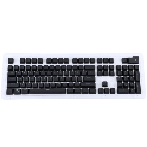 

104 Keys Double Shot PBT Backlit Keycaps for Mechanical Keyboard(Black)