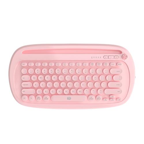 

FOETOR K520t Mini Three Modes Wireless Bluetooth Keyboard(Pink)