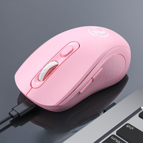

iMICE W-718 Rechargeable 6 Buttons 1600 DPI 2.4GHz Silent Wireless Mouse for Computer PC Laptop (Pink)