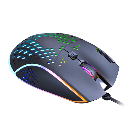 

iMICE T97 Gaming Mouse RGB LED Light USB 7 Buttons 7200 DPI Wired Gaming Mouse (Black)