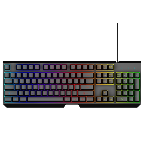 K60 Metal Panel Character Transparent Dazzling Competitive Keyboard