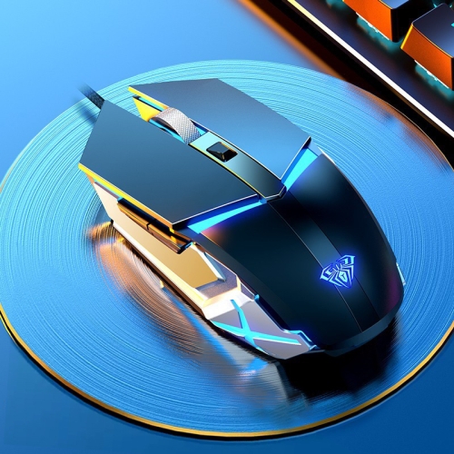 AULA S20 Wired Gaming Breathing Light Mouse
