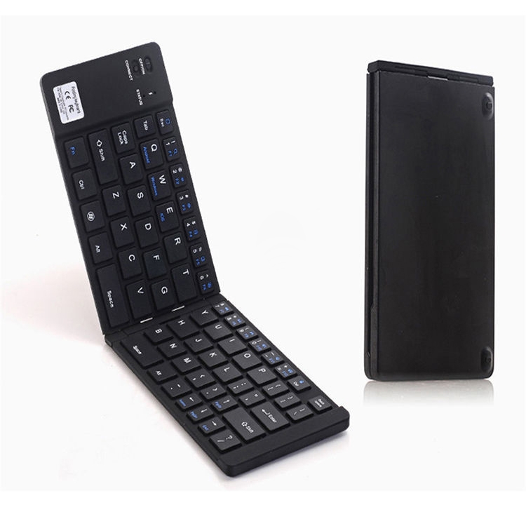 

F66 Foldable Bluetooth Wireless 66 Keys Keyboard, Support Android / Windows / iOS (Black)