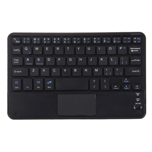 

Bluetooth Wireless Keyboard with Touch Panel, Compatible with All Android & Windows 10 inch Tablets with Bluetooth Functions (Black)