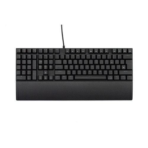 

SN-2305 Left-handed Tea Shaft Mechanical Wired Keyboard with Hand Rest, Plug-in Switch (Black)