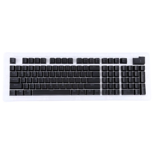 

ABS Translucent Keycaps, OEM Highly Mechanical Keyboard, Universal Game Keyboard (Black)