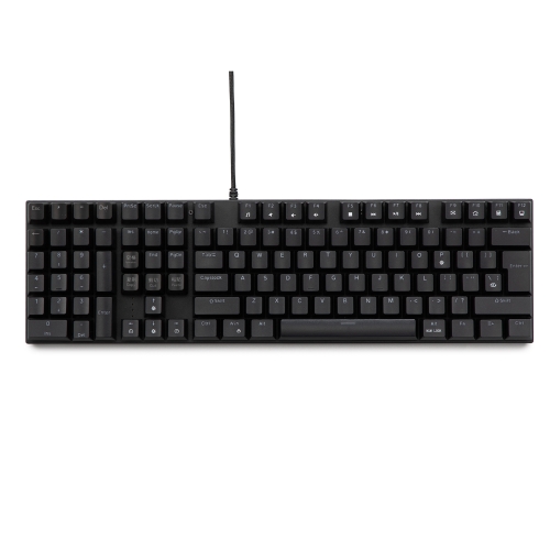 

SN-2305 Left-handed Green Shaft Mechanical Wired Keyboard without Hand Rest, Plug-in Switch (Black)