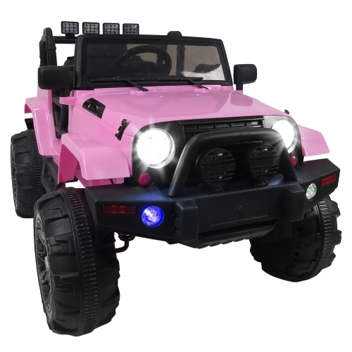 SUV Style 12V Kids Ride On Truck Car Electric Toy Remote Control w/ LED MP3 
