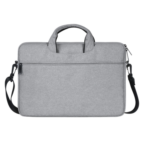 

ST01S Waterproof Oxford Cloth Hidden Portable Strap One-shoulder Handbag for 14.1 inch Laptops(Light Grey)