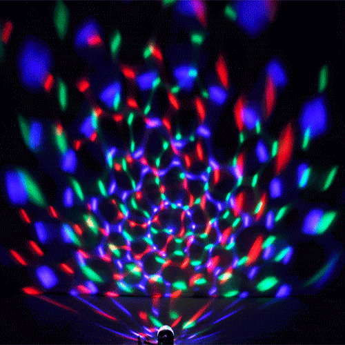SUNSKY - 3W RGB IP65 Waterproof Mini Crystal Magic Ball LED Stage Light