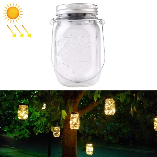 20 LED énergie solaire Mason bouchon de bouteille lampe pendante décoration  extérieure jardin lumière, ne comprend pas le corps de la bouteille (blanc