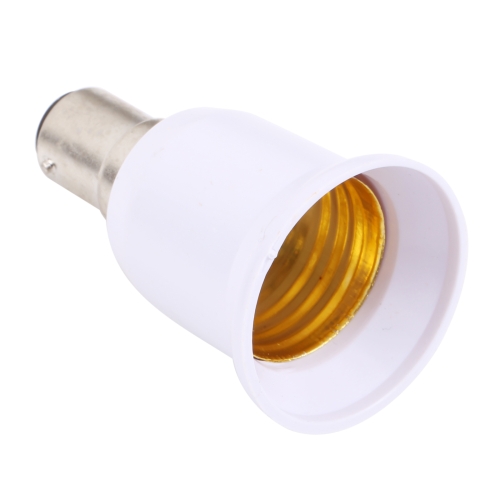 

B15 to E27 Light Bulbs Adapter Converter (White)