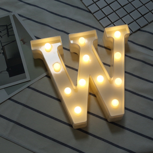 Alphabet LED Letter Lights Light Up Plastic English Letters Standing  Hanging US
