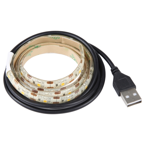 

USB 2835 SMD LED Warm Light Waterproof Epoxy Rope Light, DC 5V, Length: 50cm