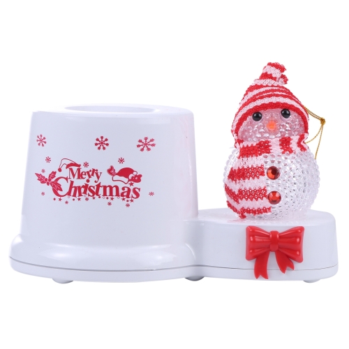 

K910 LED Christmas Snowman Decor Projection Lamp (White)