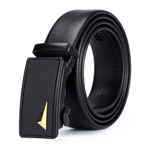 

Dandali GD816 Men Business Automatic Buckle Double Edge Wrapping Leather Belt Waistband, Size: 120cm