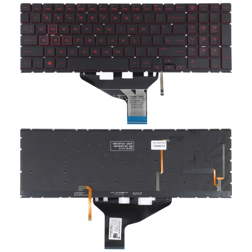 

For HP OMEN 15-DC 15-DH 15T-DC 17-CB US Version Keyboard with Red Backlight