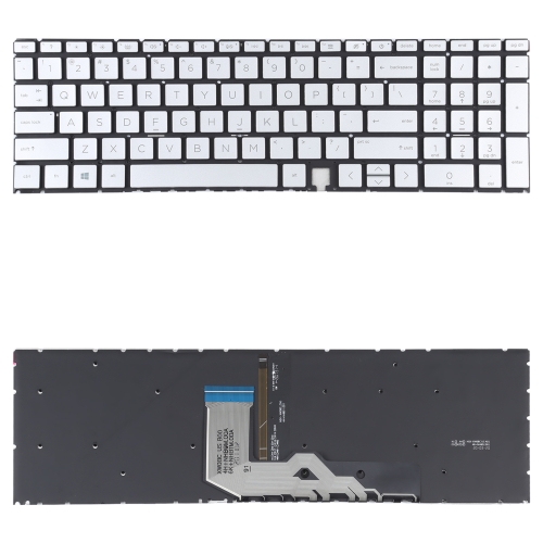 

For HP Envy X360 15-ED 15-ED0008CA 15-ED0023DX US Version Keyboard with RGB Backlight (Silver)