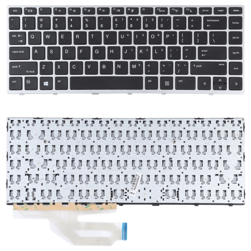 

For HP Probook 430 G5 440 G45 445 G5 US Version Keyboard (Silver)