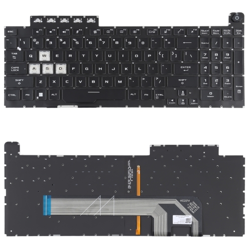 適用於Asus  TUF Gaming F15 FX506 FA506 美式英語鍵盤帶背光