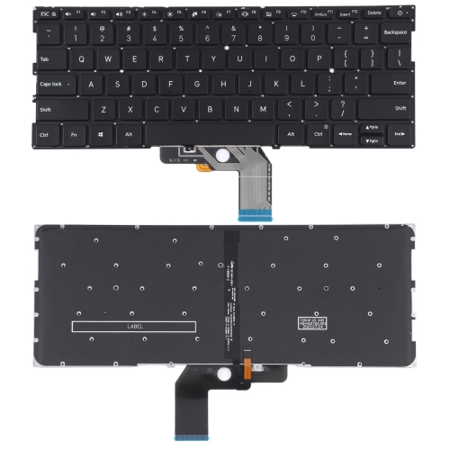 

For Xiaomi Mi Air 13.3 US Version Keyboard with Backlight (Black)