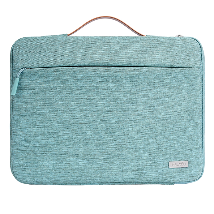 

For 13 inch Laptop Zipper Waterproof Handheld Sleeve Bag (Green)
