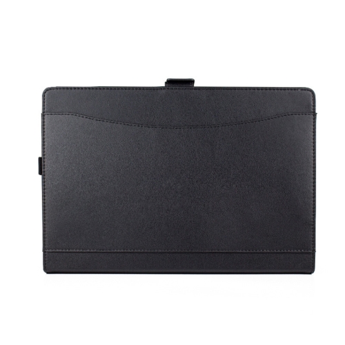 

For Microsoft Surface Pro 7 / 7+ Microfiber Lambskin Texture Magnetic Horizontal Flip Leather Case with Pen Slot & Holder (Black)