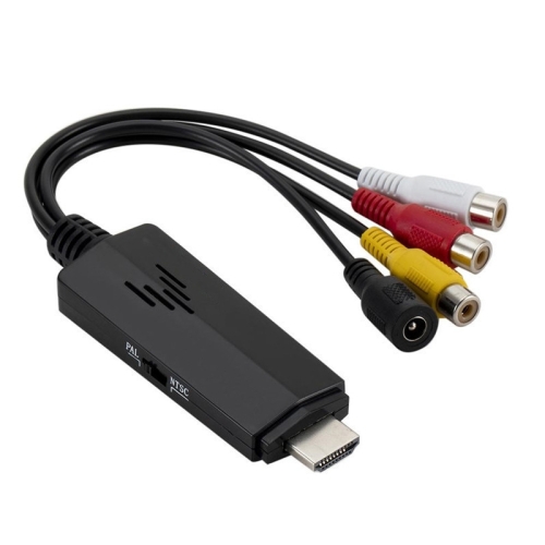 

HD Video to 3RCA AV CVBS Converter Adapter