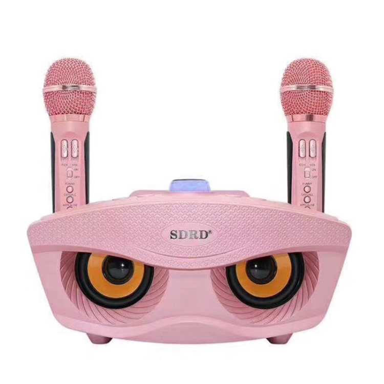 

SD-306 2 in 1 Family KTV Portable Wireless Live Dual Microphone + Bluetooth Speaker(Pink)