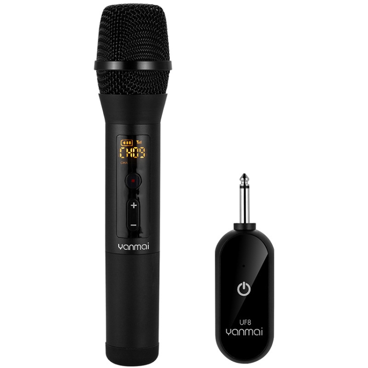 

Yanmai UF8 UHF Wireless Dynamic Microphone with LCD Display