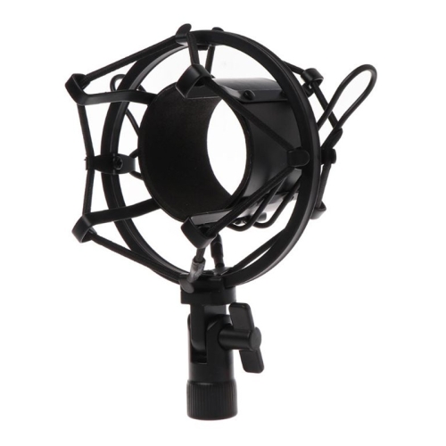 

Condenser Microphone 46mm Metal Shockproof Mount Holder(Black)