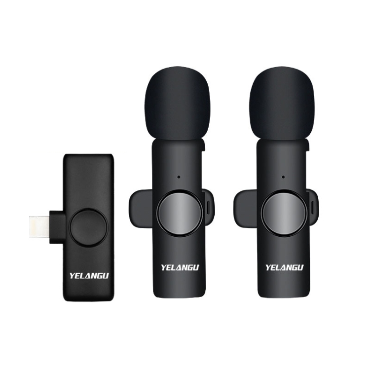 

YELANGU Mc2s-a 2 in 1 8 Pin Lavalier Wireless Radio Microphone