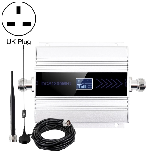 

DCS-LTE 4G Phone Signal Repeater Booster, UK Plug(Silver)