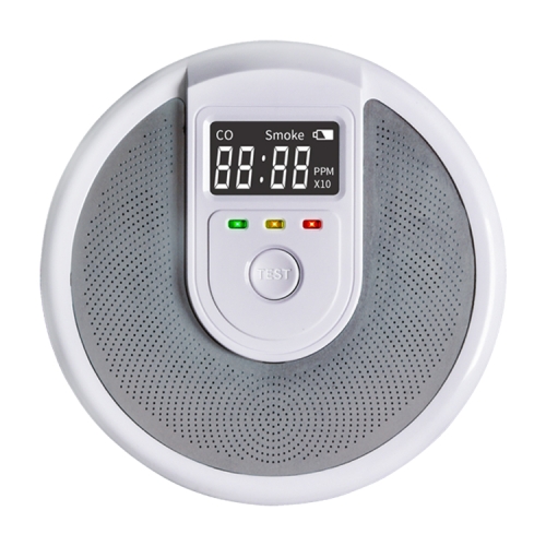

JSN-999COM Live Voice Alarm Smoke Carbon Monoxide Alarm Detector without Battery